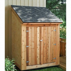 Tool SHED PLANS 6x4/Lean On Shed Diy Instant PDF Download/Garden Lean On Shed Diy How To Woodcraft Plans Garden Furniture Joinery Plans image 2