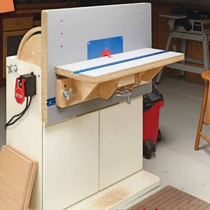 Router Table PLANS - Combination Router Table Mortising Jig Add-on - DIY Workshop Woodcraft Joinery Plan - Instant PDF Download