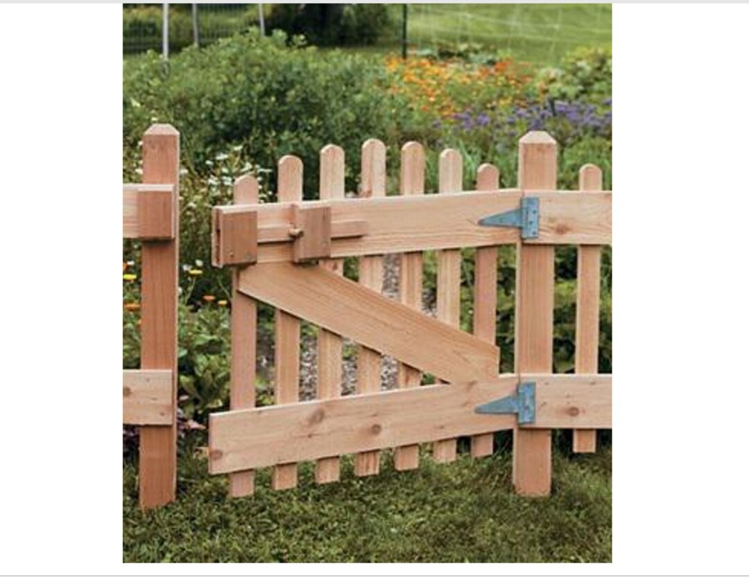 Garden Gate PLANS DIY Self Build Plans Garden Door Vintage Plans 