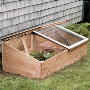 Cold Frame Planter PLANS - DIY Cold Weather Window Sash Planter Build Plans Garden Planting Plans/Instant PDF Download