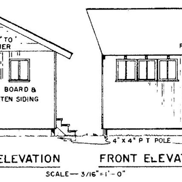 CABIN 16x20 Floor Plans DIY -- Tiny Small House Floor Plans Build How to Joinery Tutorial -- Instant PDF Download