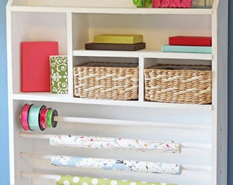 Craft Room Organizer Plans/Craft Rack Plans/Ribbon Holder Diy/Wrapping Paper Rack Plans/Instant PDF Download