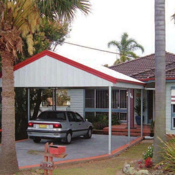 Carport Garage 10 x 4,5 m Pläne DiY -- Carport Selber Bauen Wie man Tischlerei Tutorial - Sofort PDF Download