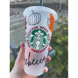Personalised PSL/ Grande Hot Drinks Autumn Starbucks Cup