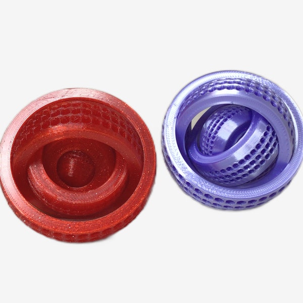Hex Rotating Rings Toy | Desk Toy | Fidget | Cycling Rings
