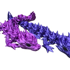 Articulating Rose Dragon: Flexible Wiggle Pet