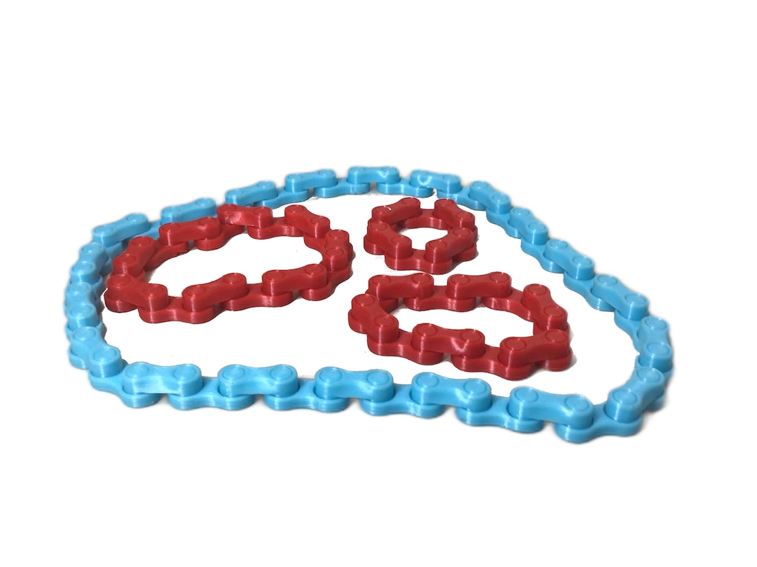 Chain Link Fidget Toy Etsy