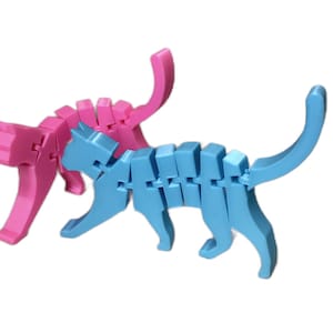 Flexi Cat Fidget | Glow In The Dark Available! Flexible Cat Fidget Toy | Desk Toy | Multiple Colors