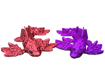 Flutterphin Fidget Toy: 3D Printed Butterfly Dolphin