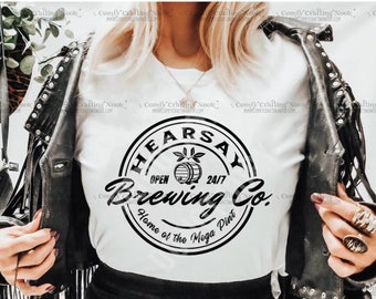 Hearsay Brewing Co Home of the Megapint  T-Shirt
