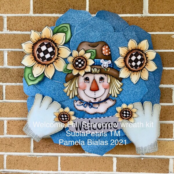 Scarecrow Wreath Kit Etsy