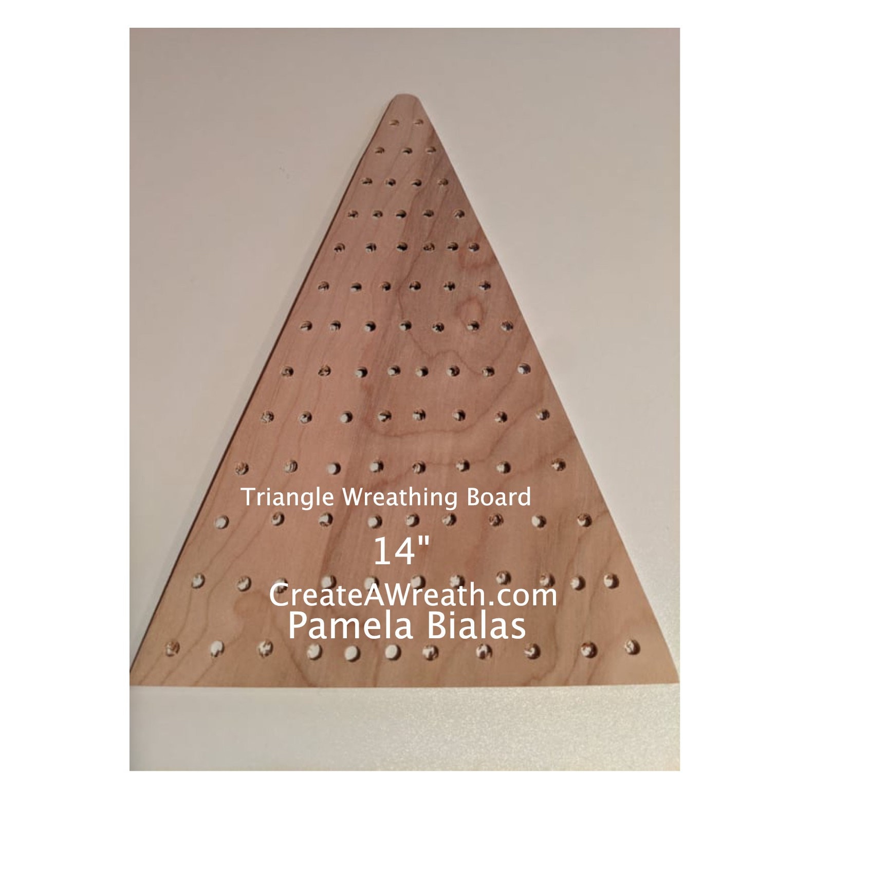 Triangle Wreathing Board Etsy