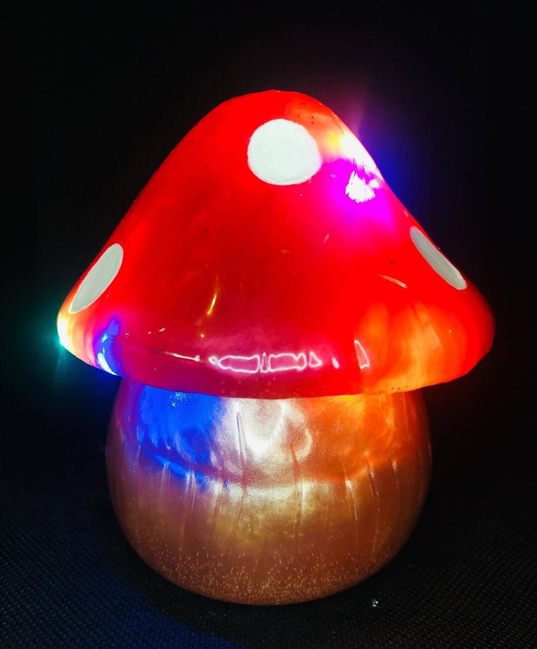 Light up Mushroom Jewellery Box Etsy