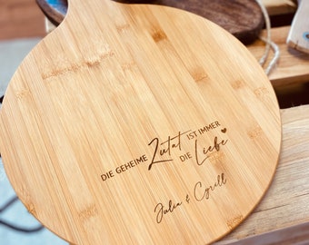 personalized cutting board for wedding