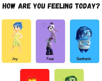 Inside Out Emotion Regulation Zones - Etsy
