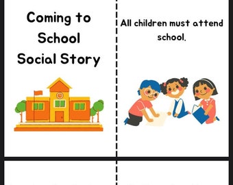 Coming to school social story