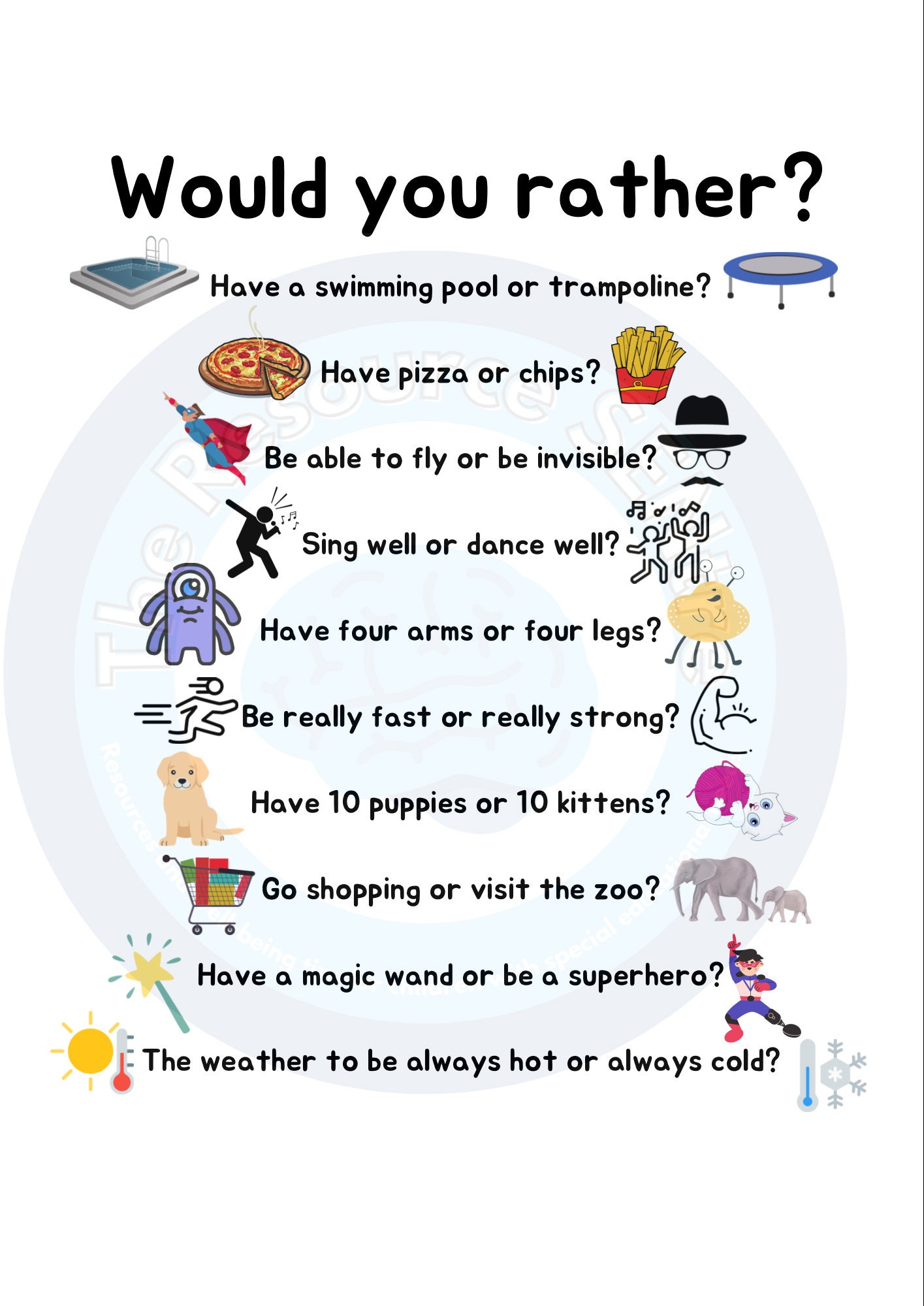 Would you rather workout for kids cheap