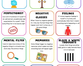 Unhelpful Thinking Styles Guide: Cognitive Distortions (PDF Files)