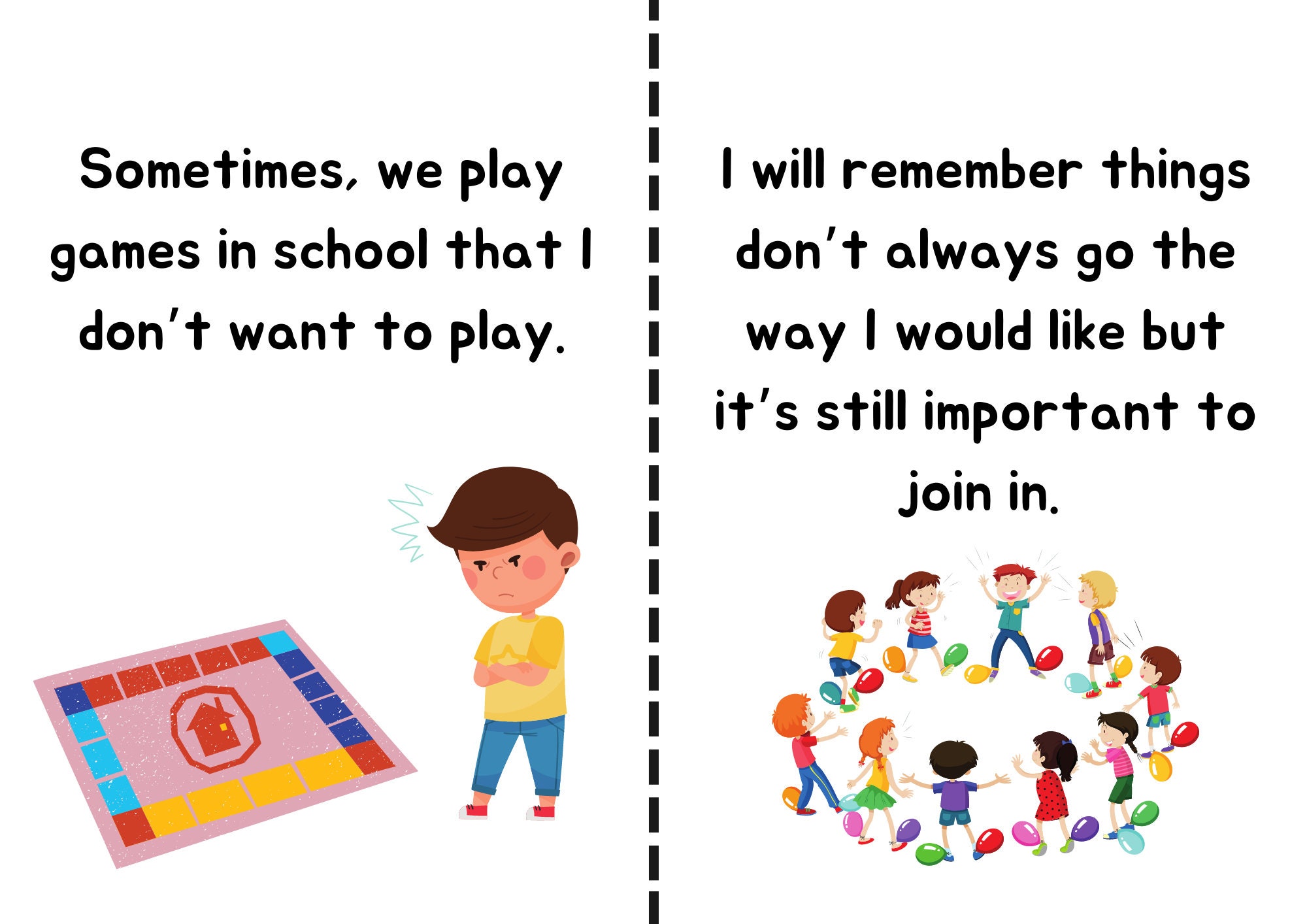 When Things Dont Go My Way Behaviour Social Story Etsy