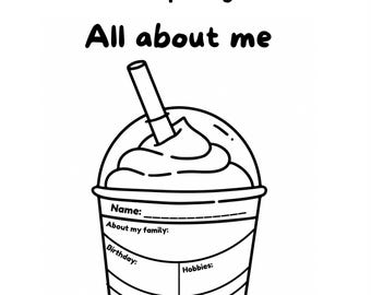 Get to know me printable | First day of school activity