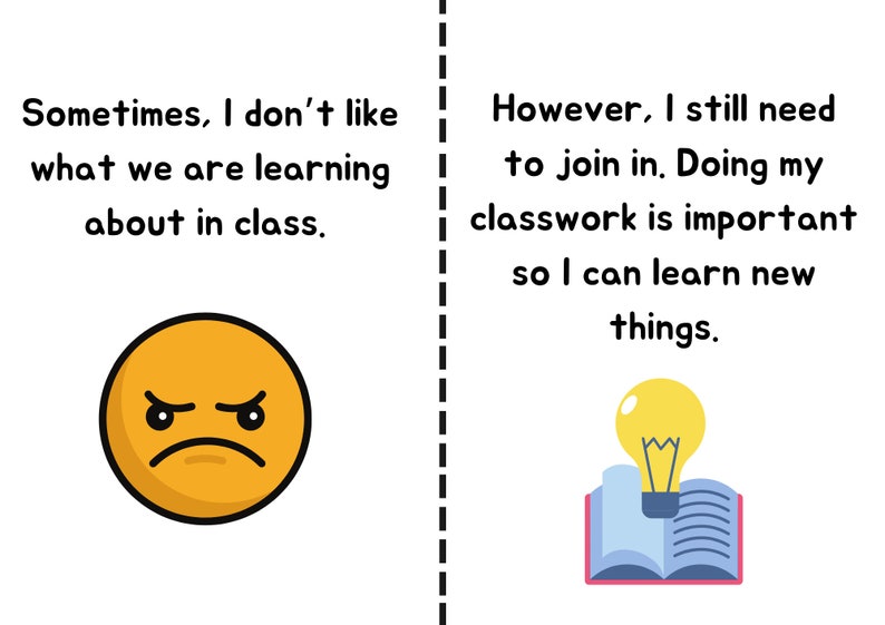 When Things Dont Go My Way Behaviour Social Story Etsy