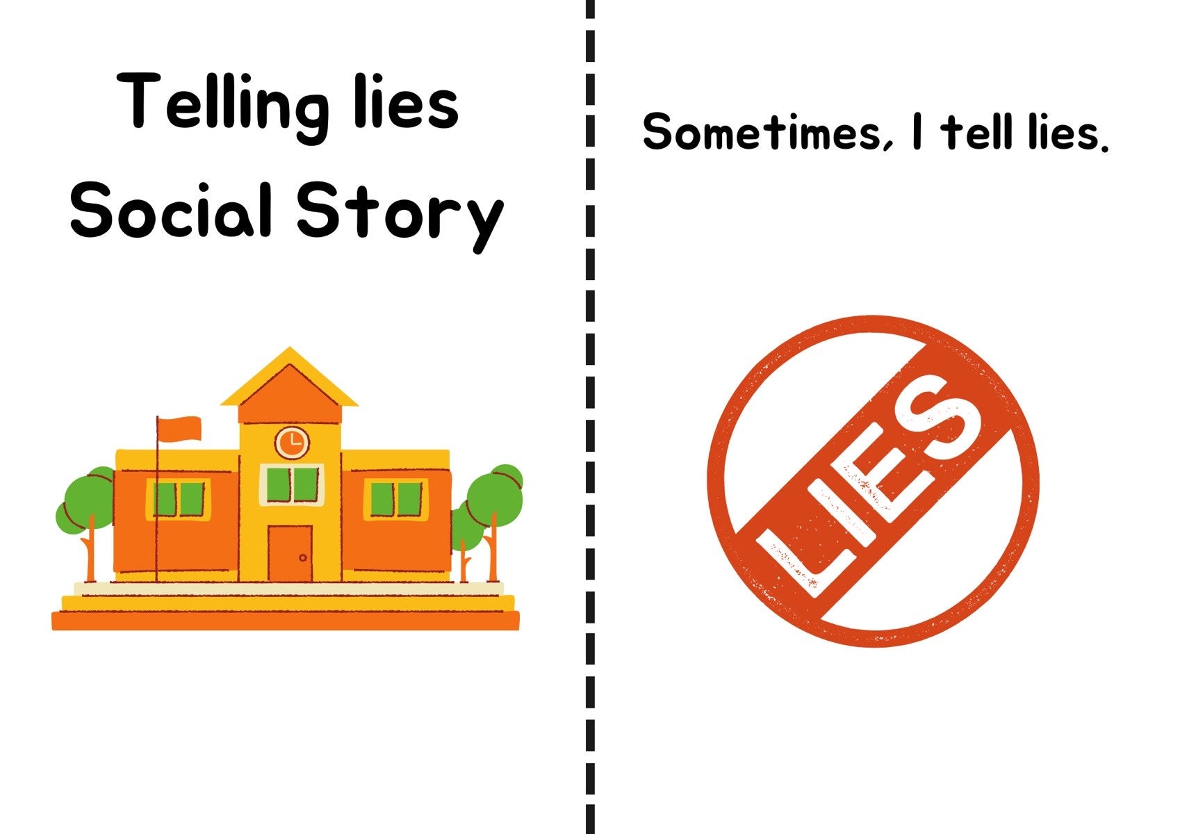 Telling Lies Social Story | Lying Social Story | Child Lying | Child