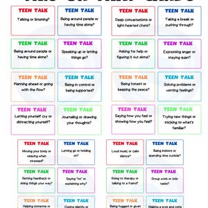 Ceci ou cela jeu de thérapie pour adolescents | Cartes de questions sur la santé mentale | Counseling et amorces de conversation