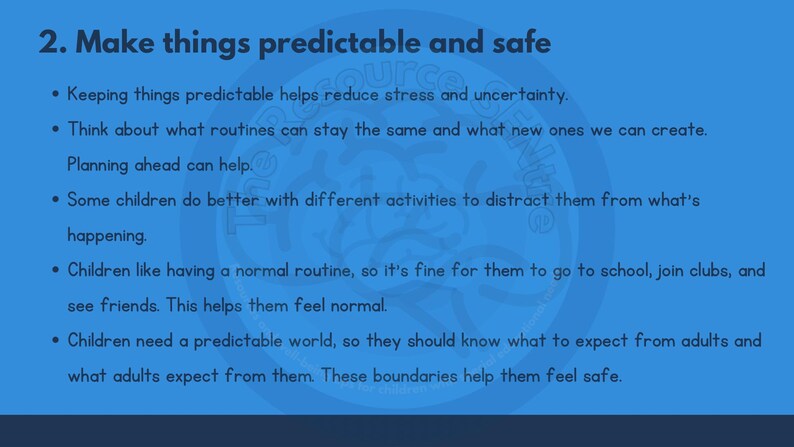 Keeping In Predictable Routine Supporting Children Through Family Illness: 6 Top Tips (PDF) - Etsy
