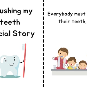Brushing my teeth social story