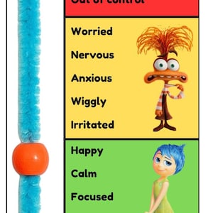 Inside Out Emotions Tracker: Printable Kids&#39; Activity