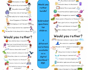 Children's 'Would You Rather' Icebreaker Game