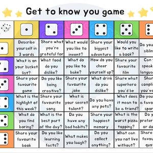 Kennen Sie Würfelspiel, Kinder Eisbrecher Fragen, Roll- und Zählspiel
