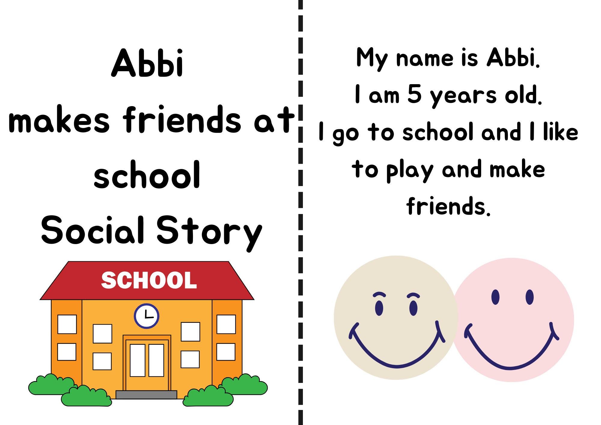 Friendship Skills Social Story: Autism & SEN Support