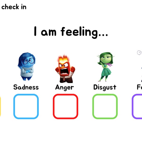 Inside out emotion check in