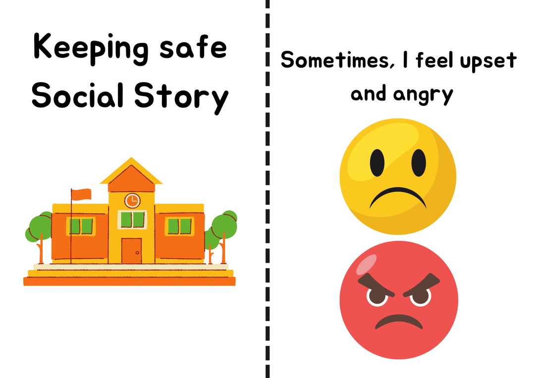 Running off Climbing Fences Social Story Keeping Safe Social Story Staying in Classroom Social