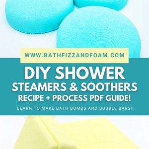 DIY SHOWER STEAMER Recipe--Menthol Shower Steamers & Soothers Recipe and Tutorial! Step by step guide w/ essential oil blend suggestions