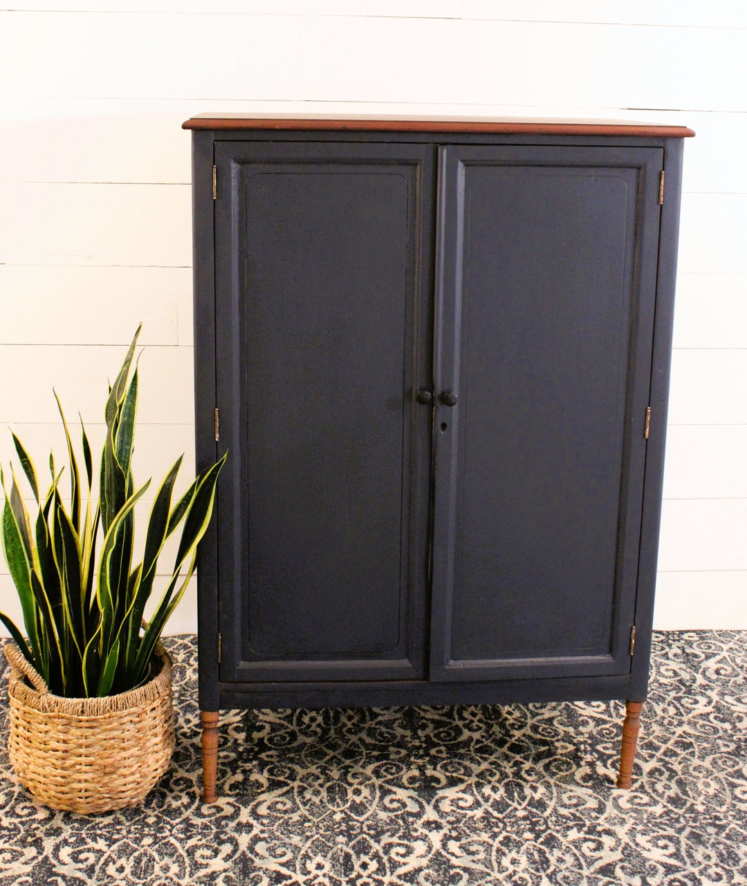 LOCAL PICKUP ONLY Columbus Ohio Area. Vintage Armoire Solid Etsy