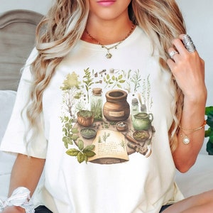 Herbalist T-Shirt, Herbology Shirt, Gift For Plant Lover, Cottagecore Shirt, Herbs Shirt, Medicinal Plants, Botanical Tee, Herbalist Nature