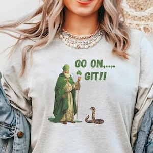 Funny St Patrick Shirt, Irish Shirt, St. Patty&#39;s Day Shirt, Funny Catholic Saint Shirt, Celtic Shirt, Ireland Shirt, Lucky Shirt, Shamrock