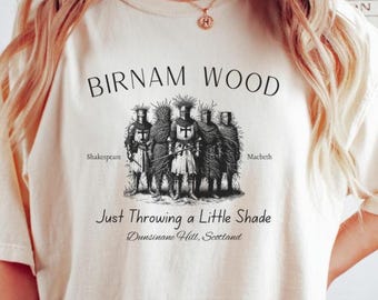 Birnam Wood Literature Shirt, Shakespeare Gift, Funny Book Lover Shirt, English Teacher Shirt, Macbeth Birnam Wood, Literary Gift, Book Love