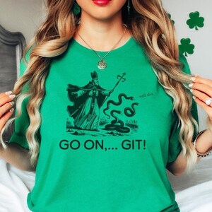 Funny Saint Patrick Shirt, St. Patrick&#39;s Day T-Shirt, Funny Irish Shirt, Celtic Shirt, Ireland Shirt, Funny Catholic Saint Shirt, Shamrocks