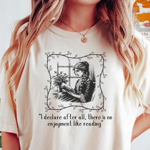 Pride And Prejudice T-Shirt, Classic Literature Shirt, Jane Austen Shirt, Book Lover Shirt, Light Academia Shirt, Pride And Prejudice Gift
