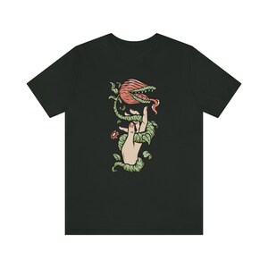 Plant Mom Shirt, Carnivorous Plant, Venus Fly Trap Shirt, Plant Lover Gift, Goblincore Shirt, Cottagecore Shirt, Carnivore Plant Tee, Plants image 8