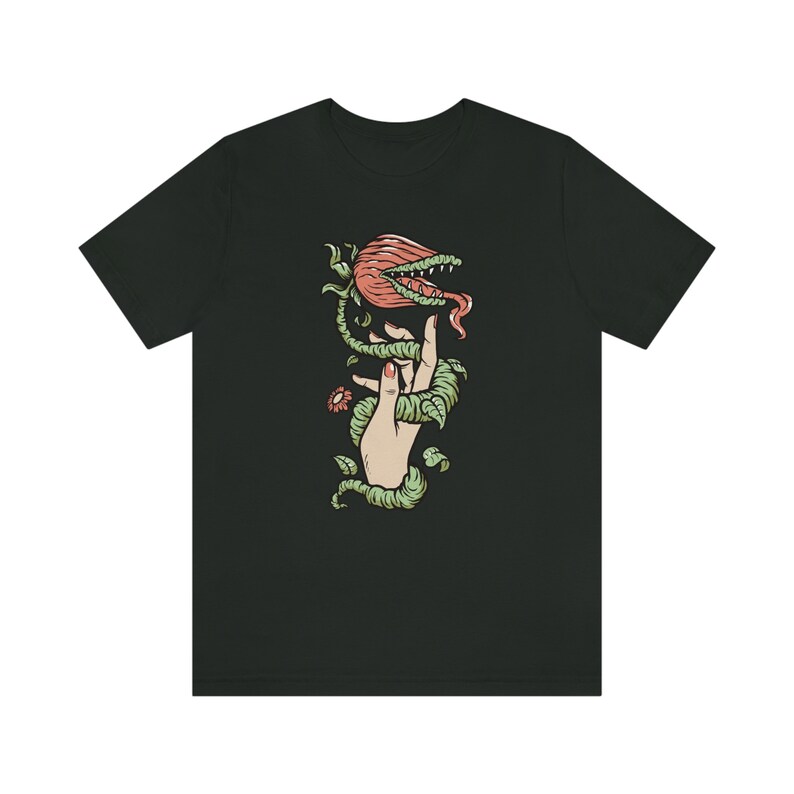 Plant Mom Shirt, Carnivorous Plant, Venus Fly Trap Shirt, Plant Lover Gift, Goblincore Shirt, Cottagecore Shirt, Carnivore Plant Tee, Plants image 8