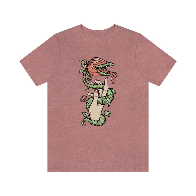 Plant Mom Shirt, Carnivorous Plant, Venus Fly Trap Shirt, Plant Lover Gift, Goblincore Shirt, Cottagecore Shirt, Carnivore Plant Tee, Plants image 10