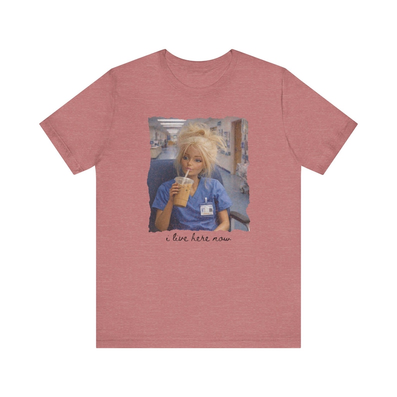 Funny Nurse Life Shirt, I Live Here Now, Tired Nurse Club, Funny Doll Meme Shirt, New Nurse Shirt, Student Nurse Shirt, Funny Nurse Gifts image 8