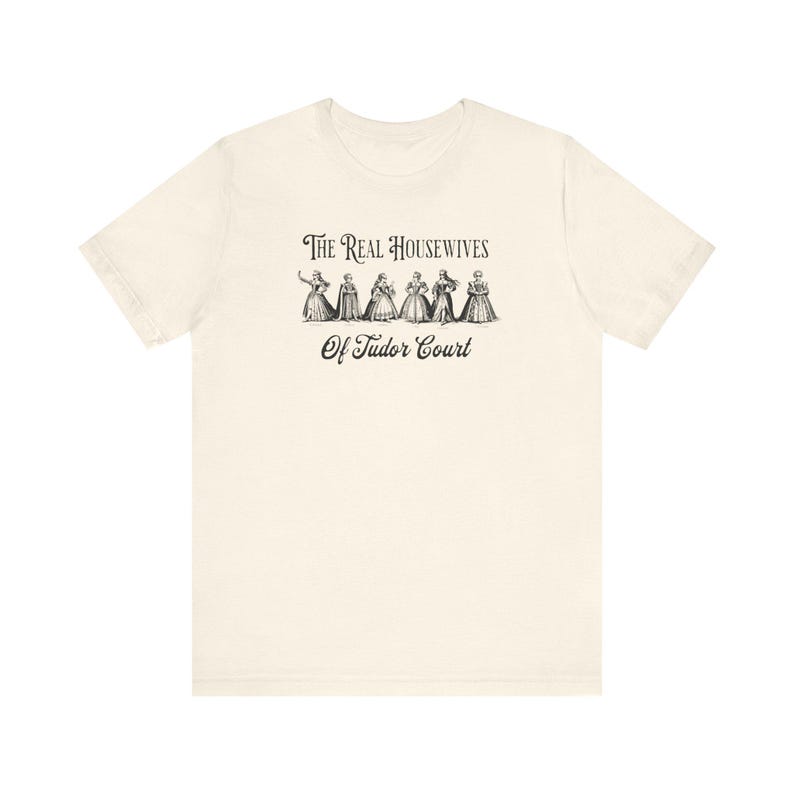 Henry VIII Wives Lustiges Geschichts-Hemd, echte Hausfrauen von Tudor Court, Anne Boleyn Tudor Königin, lustiges Geschenk für britischen Geschichtsliebhaber, Lehrer-T-Shirt Bild 6