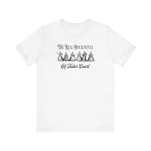 Henry VIII Wives Lustiges Geschichts-Hemd, echte Hausfrauen von Tudor Court, Anne Boleyn Tudor Königin, lustiges Geschenk für britischen Geschichtsliebhaber, Lehrer-T-Shirt Bild 4