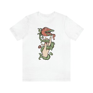 Plant Mom Shirt, Carnivorous Plant, Venus Fly Trap Shirt, Plant Lover Gift, Goblincore Shirt, Cottagecore Shirt, Carnivore Plant Tee, Plants image 3