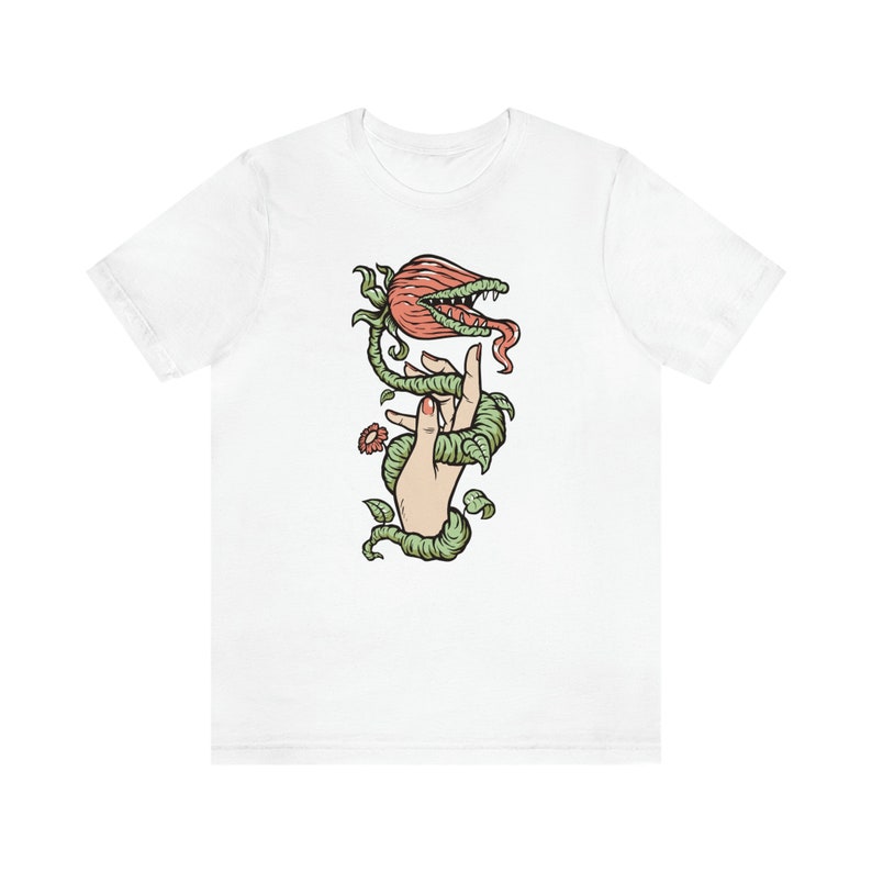 Plant Mom Shirt, Carnivorous Plant, Venus Fly Trap Shirt, Plant Lover Gift, Goblincore Shirt, Cottagecore Shirt, Carnivore Plant Tee, Plants image 3